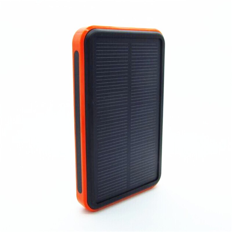 Colaier Waterdichte Solar Echte 10000 mAh Dual USB Externe Polymer Batterij Oplader Outdoor Licht Lamp Powerbank Universele
