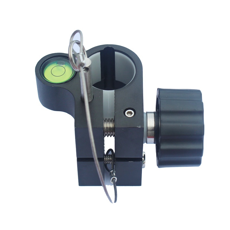 Élément de nivellement noir niveau de perles à bulles, niveau de haute précision pour CHCNAV GPS, tige de centrage en fibre de carbone, 25mm