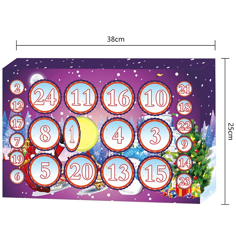 Kids Kerst Advent Kalender Diy Slime Kit Kristal Modder Set Voor Meisjes Jongens FAS6