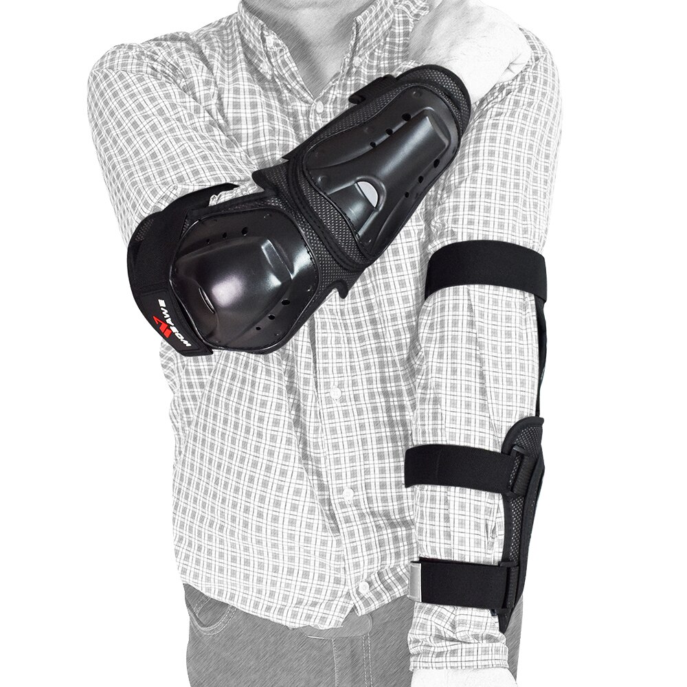 WOSAWE Erwachsene der Motorrad Rügestochen Weste Brust Zurück Schutz Moto-Cross Ski Skateboard Sicherheit Jacke Moto Tragen Schutz Getriebe: ML320-HZ / L