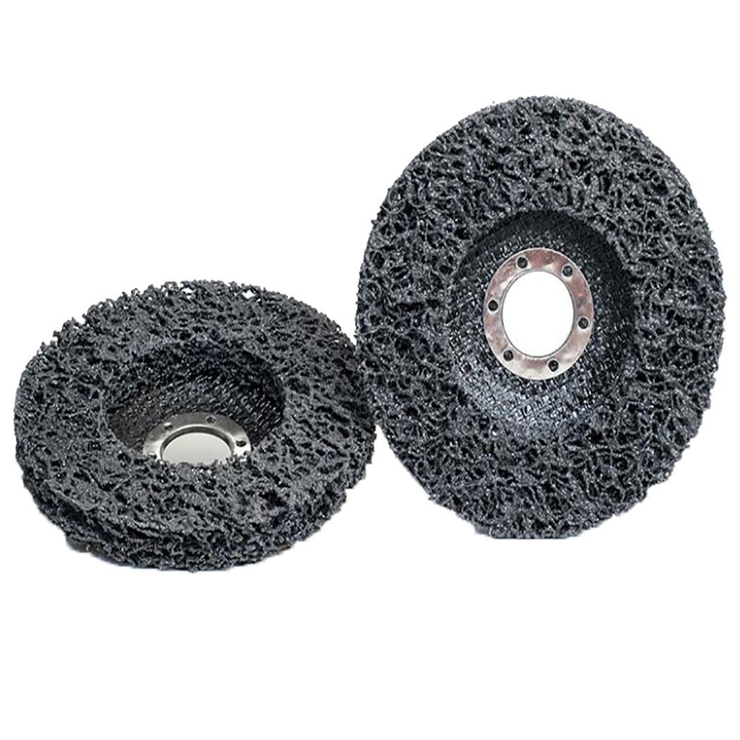1 ud./2 piezas. 125mm cinta de polietileno resistente disco abrasivo rueda eléctrica removedor de pintura Kit de accesorio de molienda para coches la motocicleta de: black 2pcs