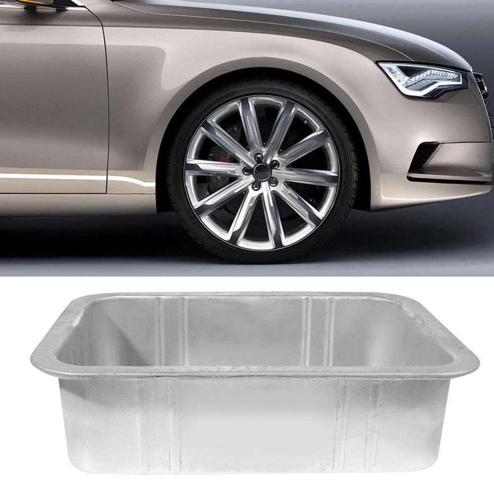 1pc Oil Drain Pan Durable Useful Practical Oil Drip Tray Waste Engine Steel Oil Drain Pan for Auto