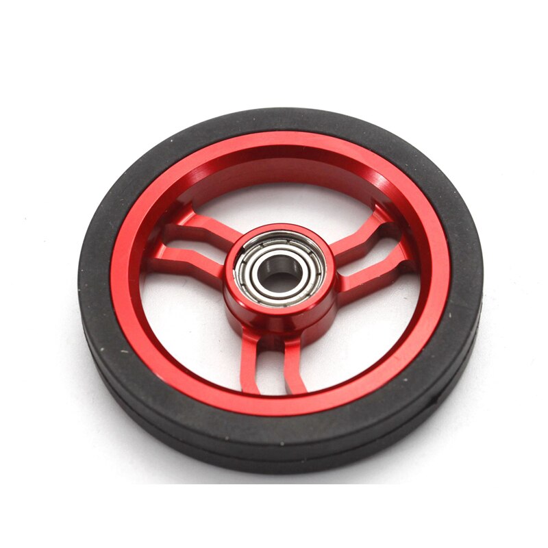 Aceoffix 1pair 56mm Easywheel for Brompton Accessories Easy Wheel 2022 Aluminum Alloy Ultralight 48g