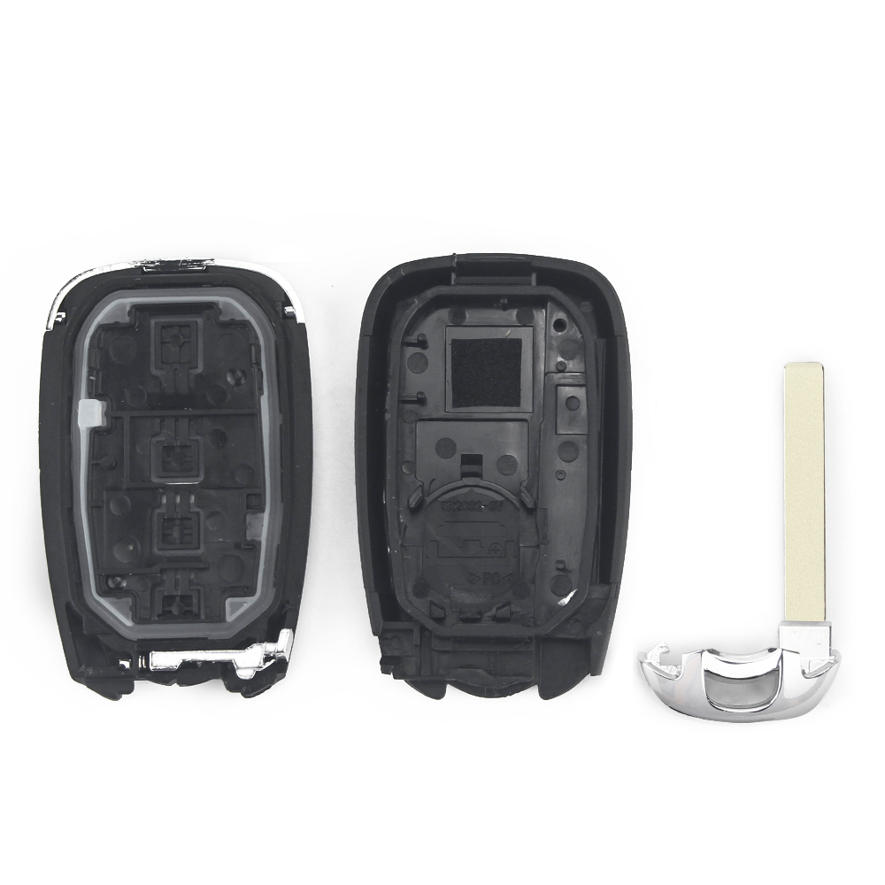 KEYYOU-carcasa de llave remota para Chevrolet Cruze Malibu Camaro, 2/3/4/5 botones, carcasa del cuerpo Fob