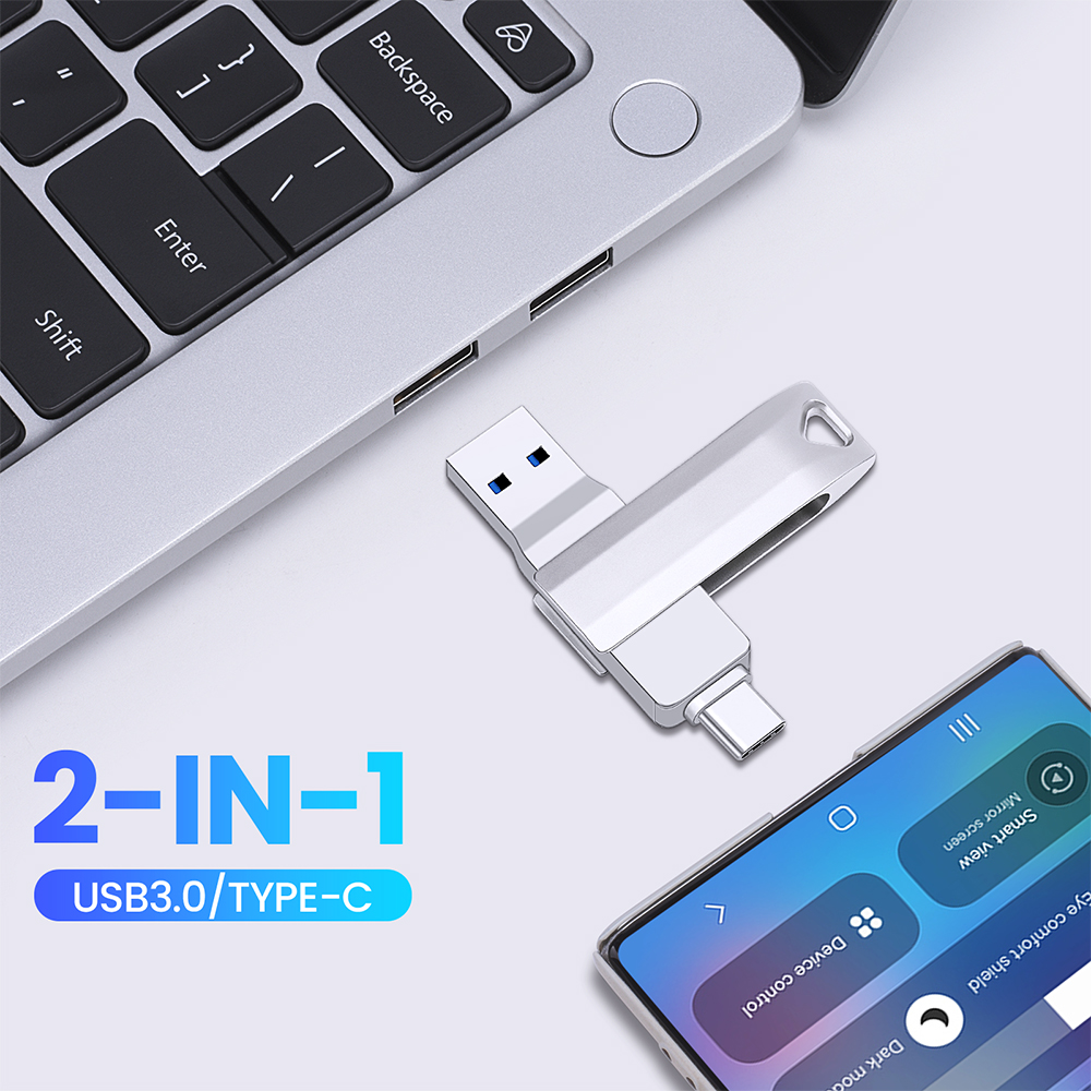 Fast Type C 3 in 1 USB 3.0 Flash Drive 16GB pendrive 32GB pen drive 64GB real capacity usb memory stick 128GB for 256GB
