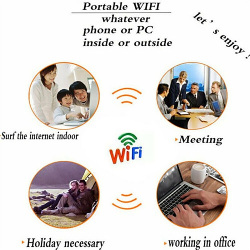 4G Wifi Modem USB Router 150Mbps Wi-Fi Router Tasche WiFi Hotspot kabellos Modem mit SIM Karte Slot