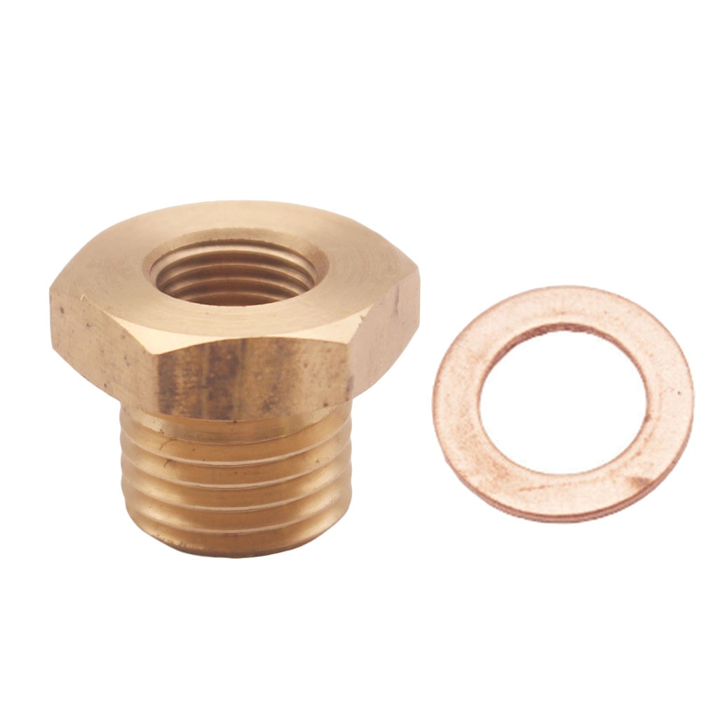 Temp gauge avsändarenhet kort adapter  - 1/8 npt hona till  m14 x 1.5 hane