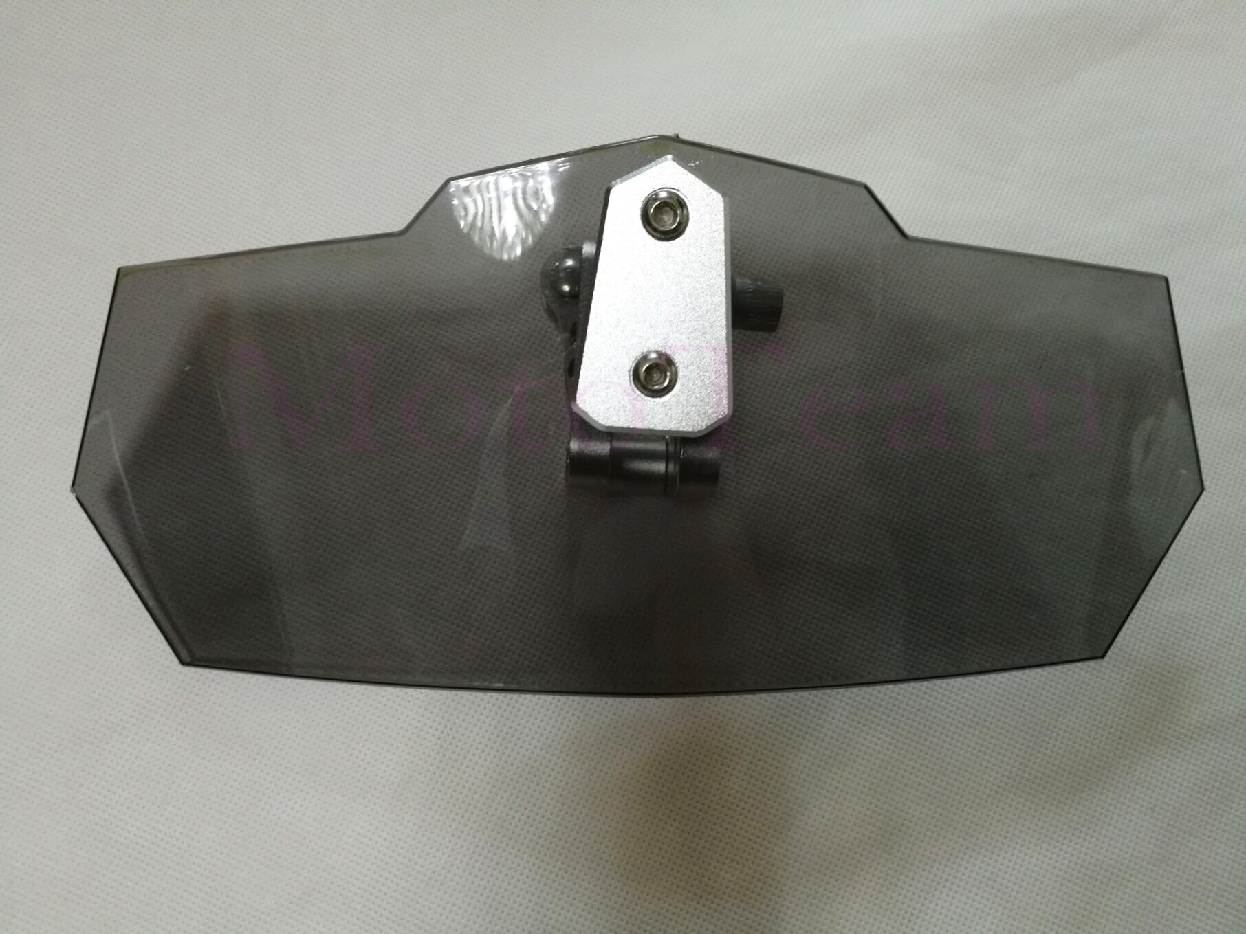 For Honda For Yamaha KTM BMW Ducati Universal Adjustable Windshield Screen Extension Deflector Moto Spoiler Wind Deflector: Gray