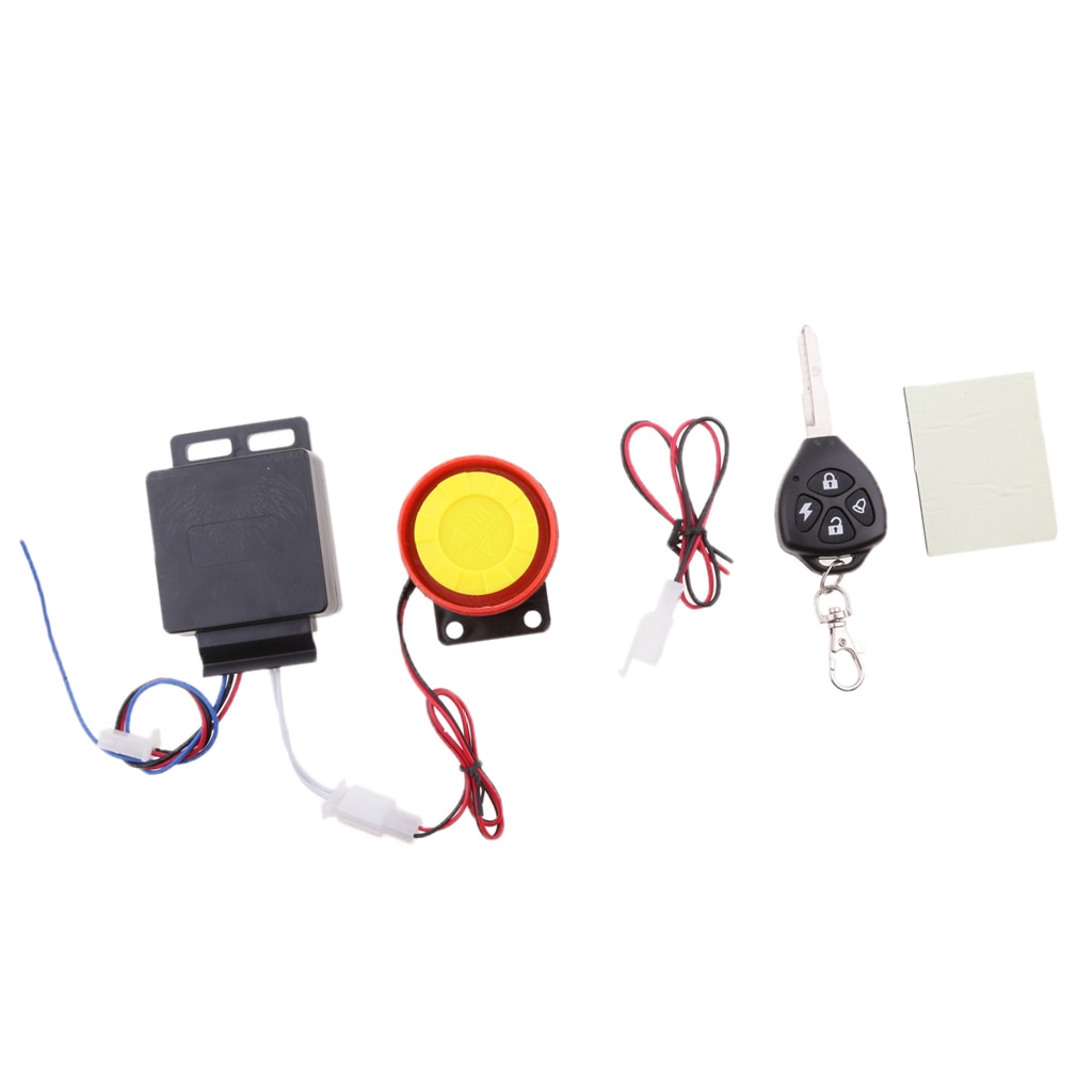 2 Way Universal Motorcycle Alarm Remote Engine Motorbike Start Anti-theft Security System Scooter