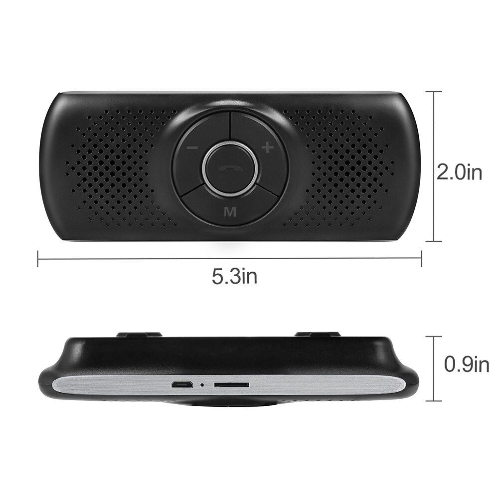 Draadloze Bluetooth Car Kit Set Handsfree Speakerphone Multipoint Zonneklep Speaker Voor Telefoon Smartphones