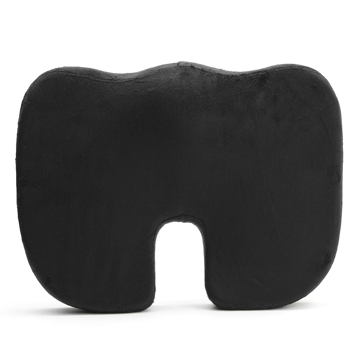 Non-Slip Seat Cushion Coccyx Orthopedic Memory Foam U Seat Massage Wheelchair Support Cushion Pad Car Office Massage Cushion: Default Title