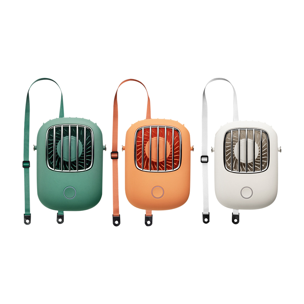 Mini Portable Hanging Neck USB Fan Mute Handheld Desktop Fan with 3 Gears Adjustable Air Cooling Ventilador