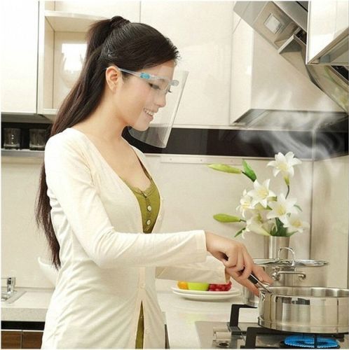 Keuken Koken Anti-Olie Splash Clear Gezichtsmasker Shield Protector