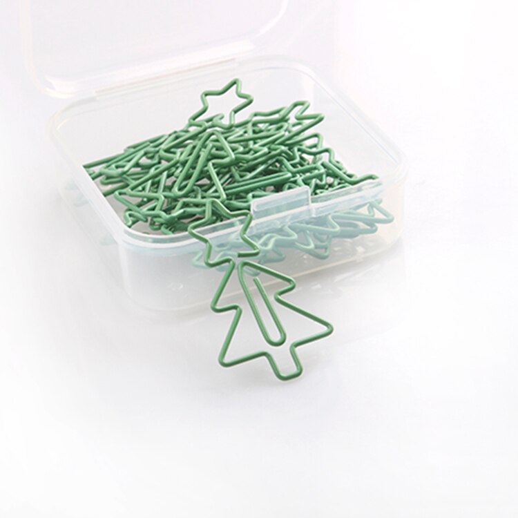 star on Christmas Tree shaped Paper clips Planner Clips Paperclips Paper Clips Decorative Paperclip Stationery Clips