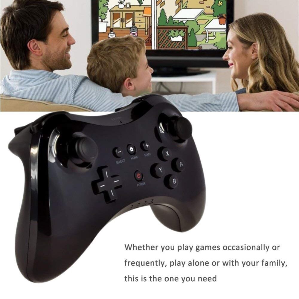 Classic U Pro Gamepad Bluetooth Wireless Remote Controller Dual Analog USB Gaming Joystick For Nintendo Wii For U Pro Game