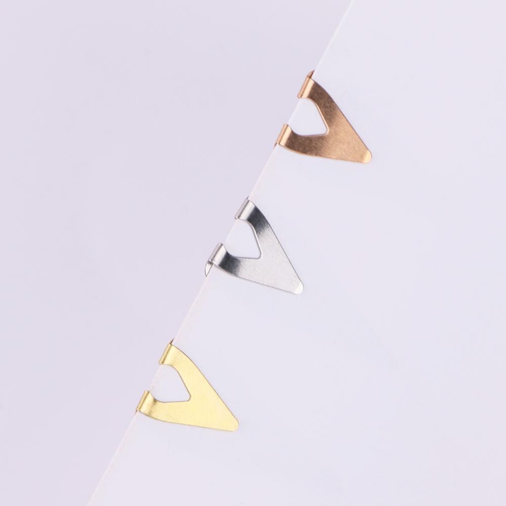 10Pcs Mini Metal Bookmark Paper Clips Page Holder For Book Stationery School