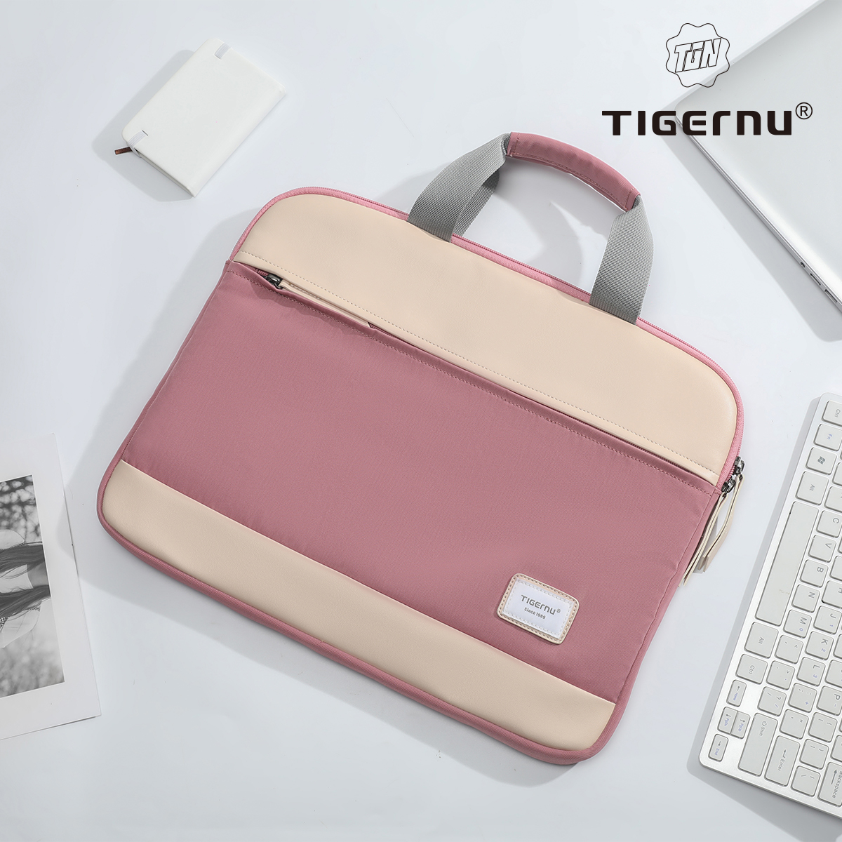Tigernu Frauen Aktentasche Taschen Für Männer 14 15,6 zoll Laptop Tasche Ordner Für Dokumente Taschen Für Frauen Weibliche Handtasche Koffer Geschäft: Blau