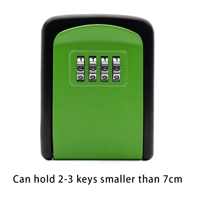 Small Key Box Password Lock Metal Outdoor Wall-mounted Anti-theft Lock Box
