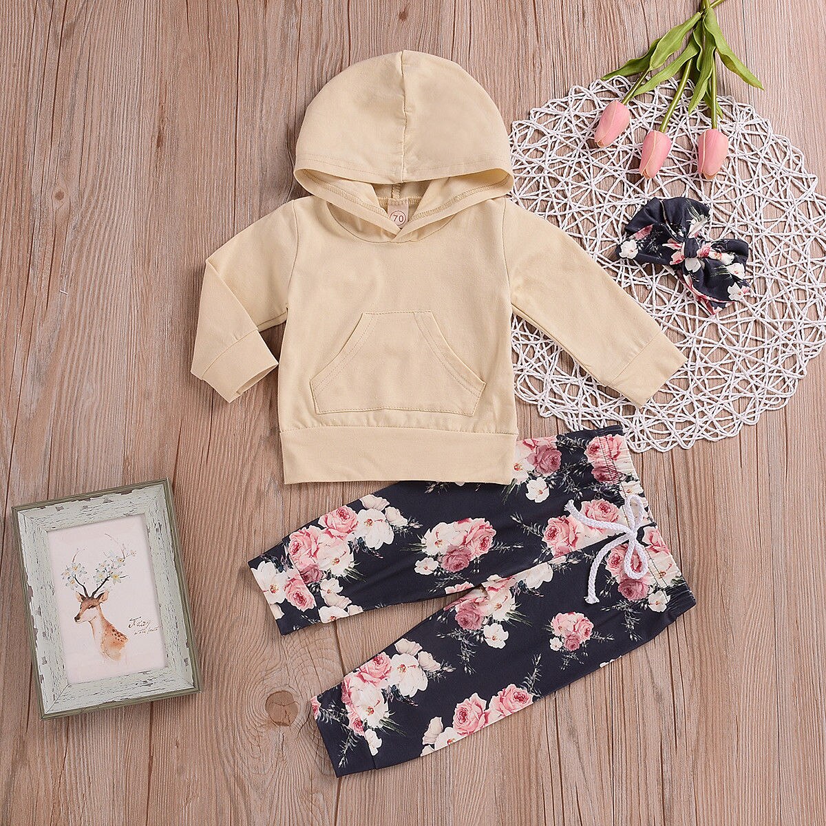 Zomer jumpsuit - hydrofiel zand - Hello little you