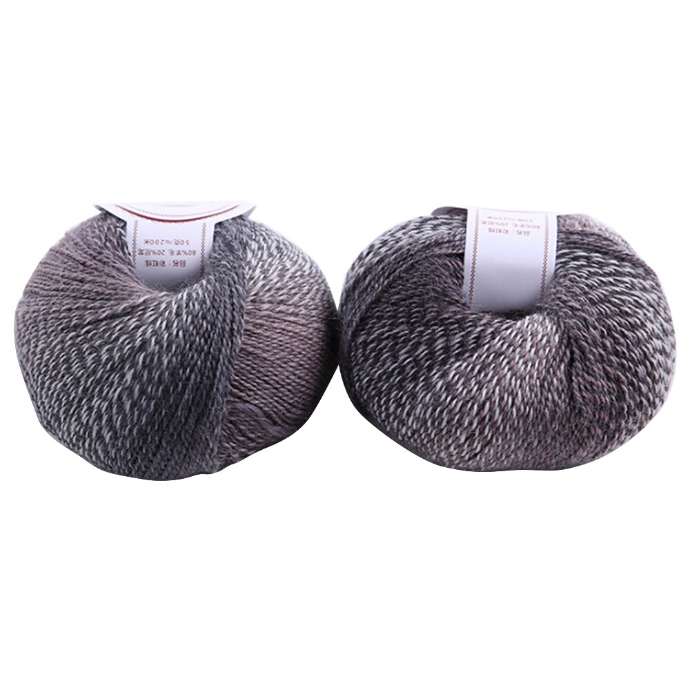 Chunky Pure Wool Ball Rainbow Colorful Knitting Crochet Yarn Craft for Sewing Autumn winter sweater Cloth Hand-knitted Yarn