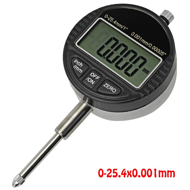 0.001mm 0-12.7/25.4mm Digital Indicator RS232 (9holes) Data Output Electronic Micrometer Dial Indicator Gauge Meter: 0-25.4x0.001mm