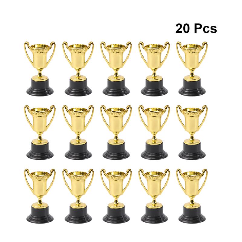 20Pcs Reward Trophy Prize Cup Plastic Trophy Novelty Toy Gags & Practical Jokes For Kids Game Children