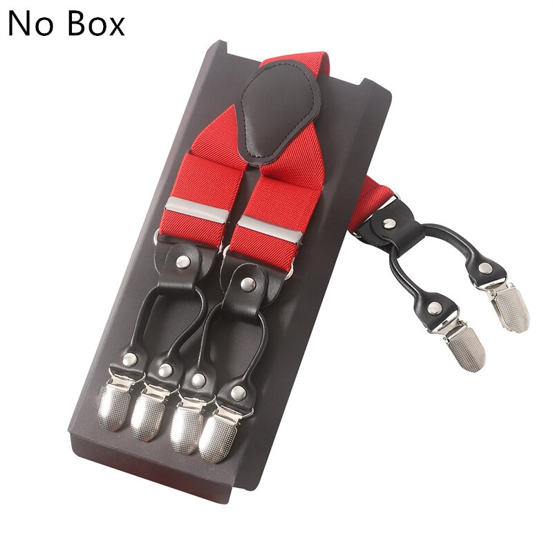 Tirantes de cuero con Clip ajustable para hombre, banda elástica ancha para pantalones, cinturón, arnés de servicio, 35mm: 28
