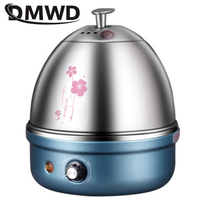 DMWD Multifunktionale Elektrische Eier Kessel Herde Dampfer aufwärmen Für bis zu 7 Eier mais heizung milch Kochen Werkzeug Edelstahl