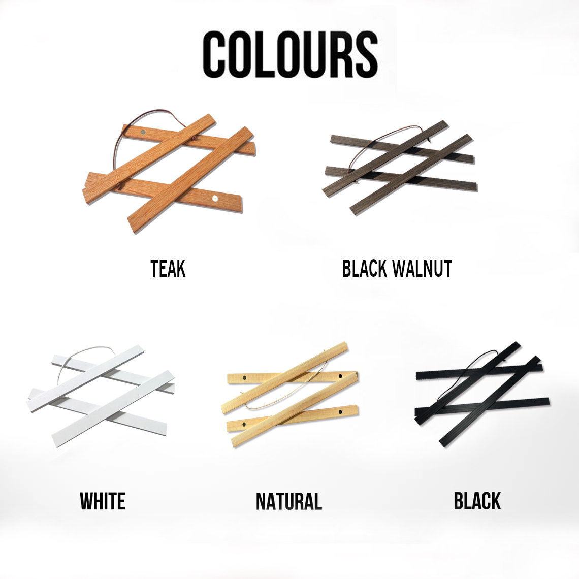 2130 40 50 cm Magnetische Poster Hanger Teak Grenen Hout Scroll Schilderij Frame 5 Kleuren Houten Fotolijst Zwart Wit canvas Frame