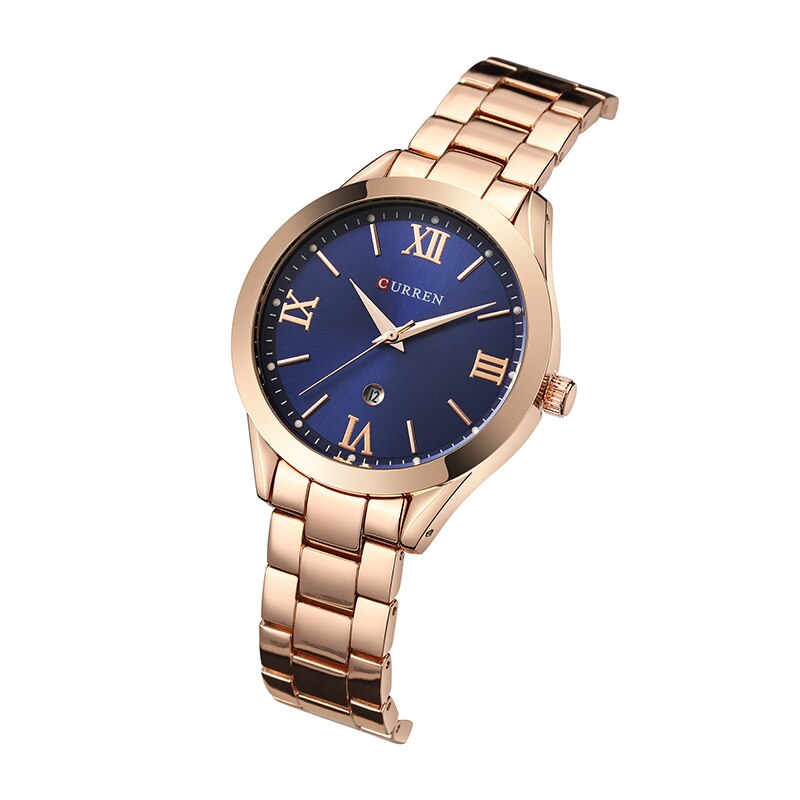 Casual Dames Polshorloge Rvs Jurk Vrouwen Horloges Kalender Analoge Quartz Vrouwelijke Klok Dames