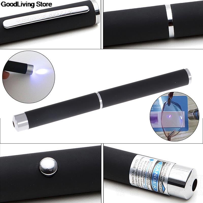 Penna per test lenti Blu-ray cambia colore la pellicola rileva occhiali Anti luce blu penna per Test insegnamento torcia gatto cattura la luce del fascio