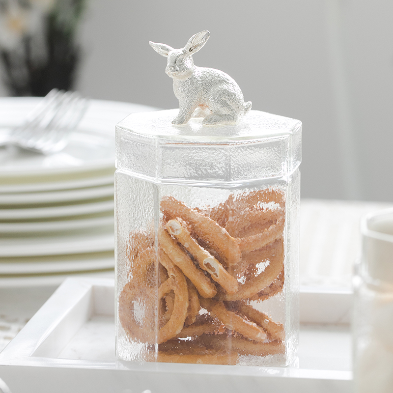 animal storage Bottle Kitchen Glass jar canister tea Cans home coffee cans cosmetic jewelry storage tank Sugar bowl