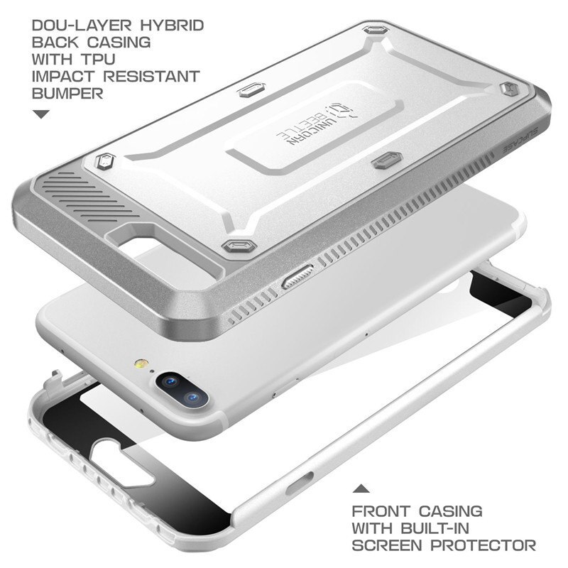 Für iphone 5 5s SE/6 6 S/6 6S Plus/7 8/7 8 Plus/X XS fall UB Pro Full-Körper Robuste Holster Abdeckung mit Integrierten Bildschirm Protector