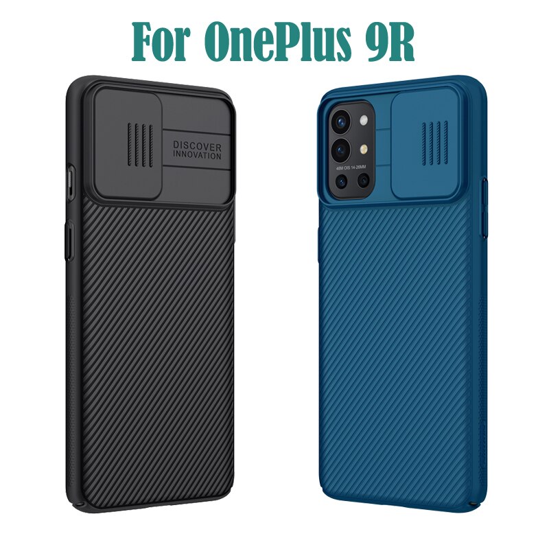 Para oneplus 9 pro 9R 9RT caso oneplus9 capa nillkin camshield pro caso slide câmera lente proteção de volta escudo para um mais One Plus 9 Pro