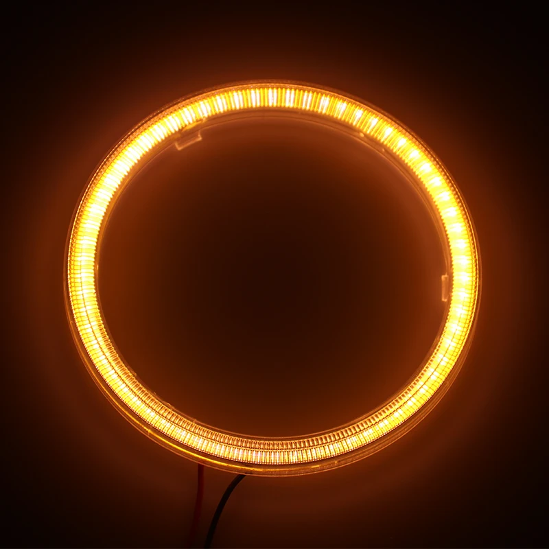 COB phare LED ange yeux ampoule Halo anneau lampe voiture diurne DRL antibrouillard DC 12V style lumière lumières décoratives: Ivoire / 15w