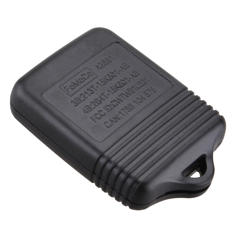 Universal Durable Black 3 Buttons Keyless Entry Replacement Key Remote Fob Shell Case with White Copper Suitable for Ford