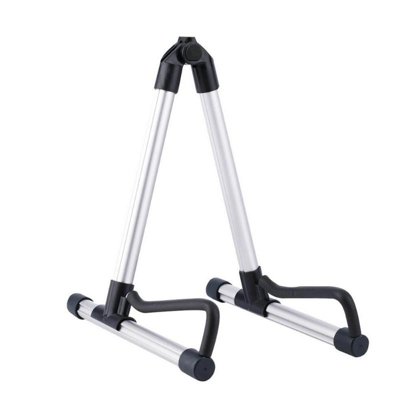 Support Guitare Pyle - Porte 7 Guitares - Pliable Avec Rembourrage Mousse - Noir - 89x53x73cm