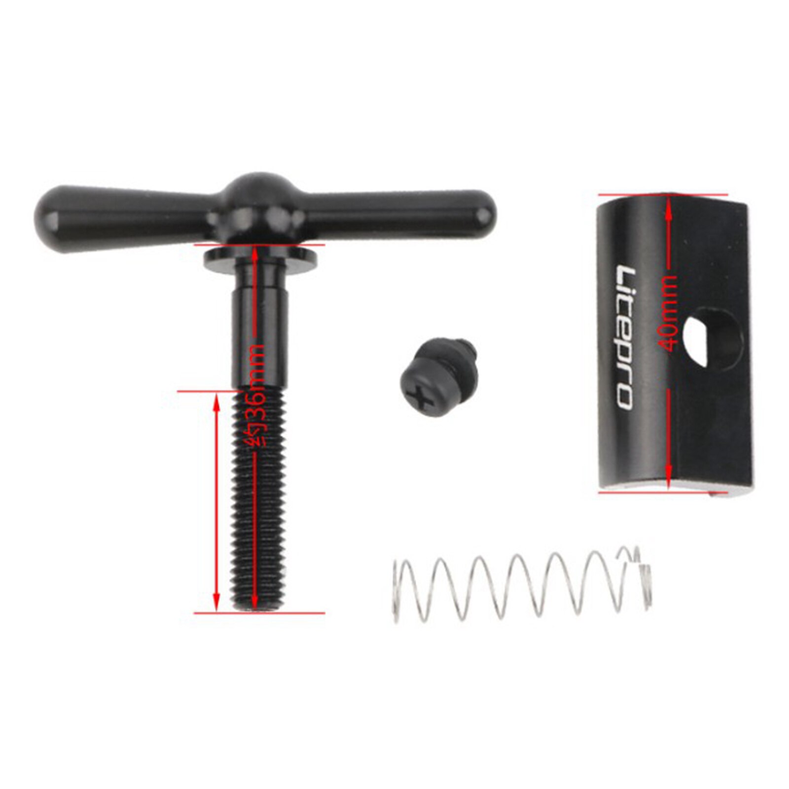 Bisagra magnética plegable para bicicleta, aleación de aluminio ligera de placa de sujeción, bloqueo de tubo de cabeza de bicicleta, hebilla de palanca, auriculares, Clip C