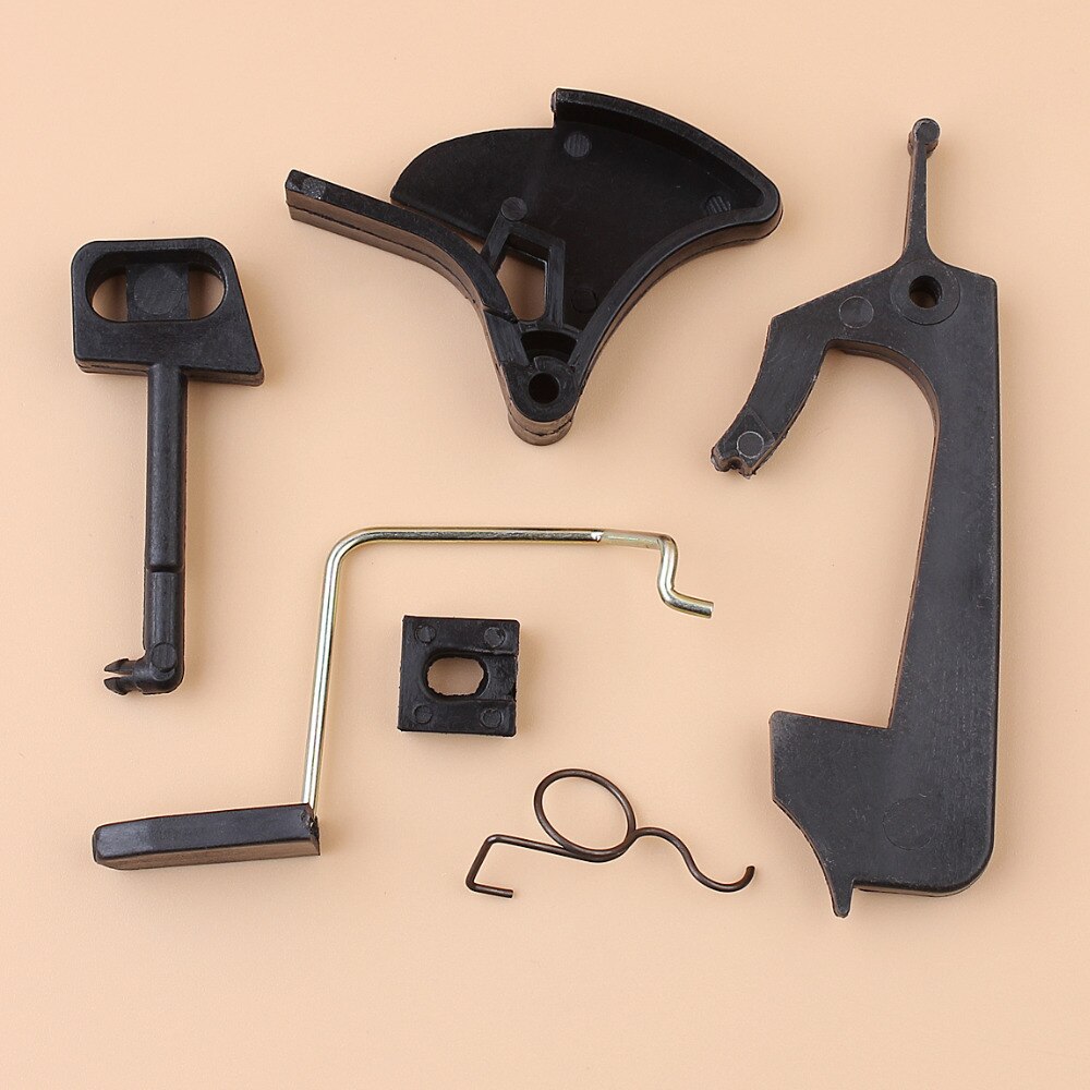 Gashåndtag fjederlås choker stang kit til husqvarna 142 137 136 141 36 41 motorsav udskiftningsdele