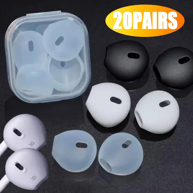 1-20 pares de auriculares de silicona suave antipérdida para Airpods iPhone 5/6/7/8S auriculares auriculares Protector de auriculares