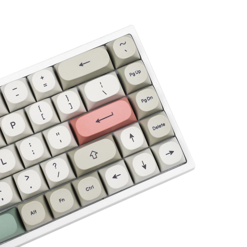 Teclado mecánico Retro PBT 121 MA Dye Sub 9009, para teclado mecánico MX, filtro Ducky 104 TKL 61 KBD75 Kira96 YMD96 GK64 Tada68 ID80