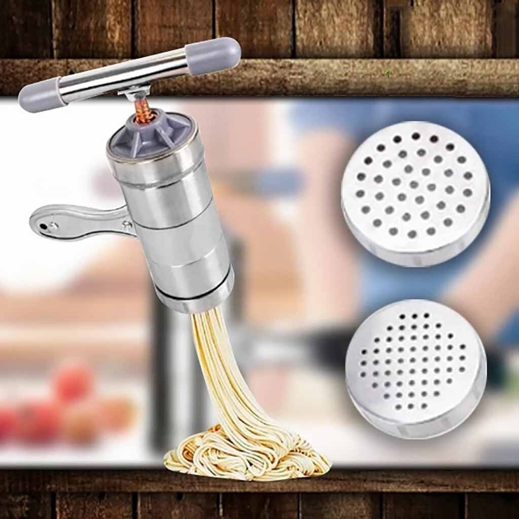 Manual Noodle Maker Press Pasta Maker Machine Stainless Steel Press Spaghetti Kitchen Machine Cookware Cooking Tools