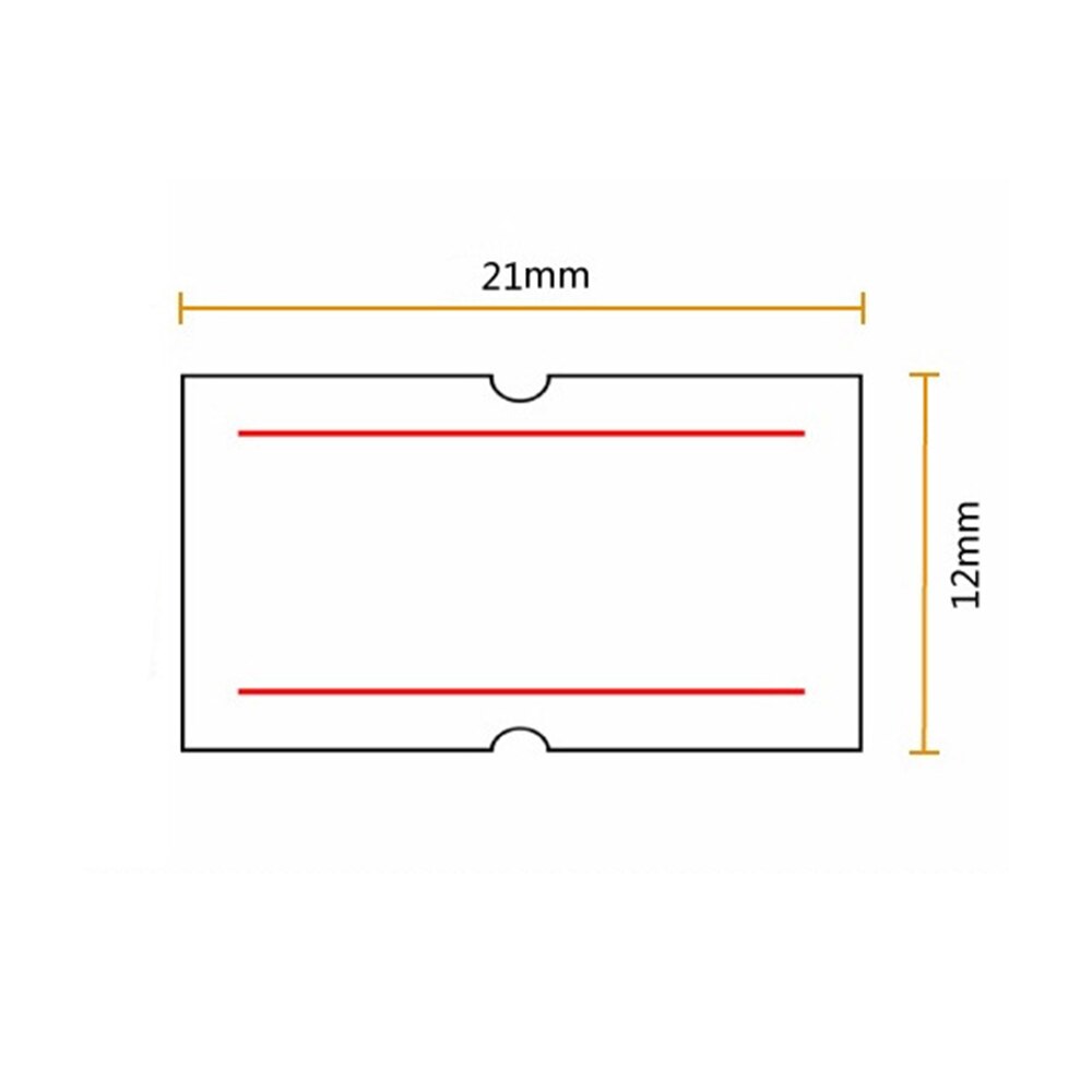 White Label Sticker for MX-5500 Price Labeller Pricemarker 10 Rolls 4000 Pieces Labels Paper