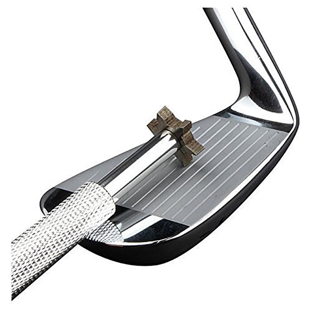 Golf Groove Cleaning Tool Roestvrij Ijzer Cue Gutter Cleaning Mes Praktische Draagbare Club Puntenslijper Sterke Hoofd Wedge Legering