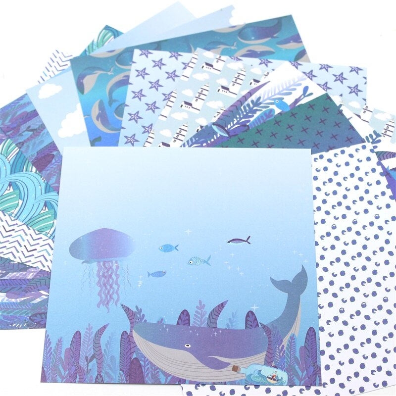 KSCRAFT 6" Single-side Printed Mixed Series pattern papercraft art paper handmade scrapbooking kit set book