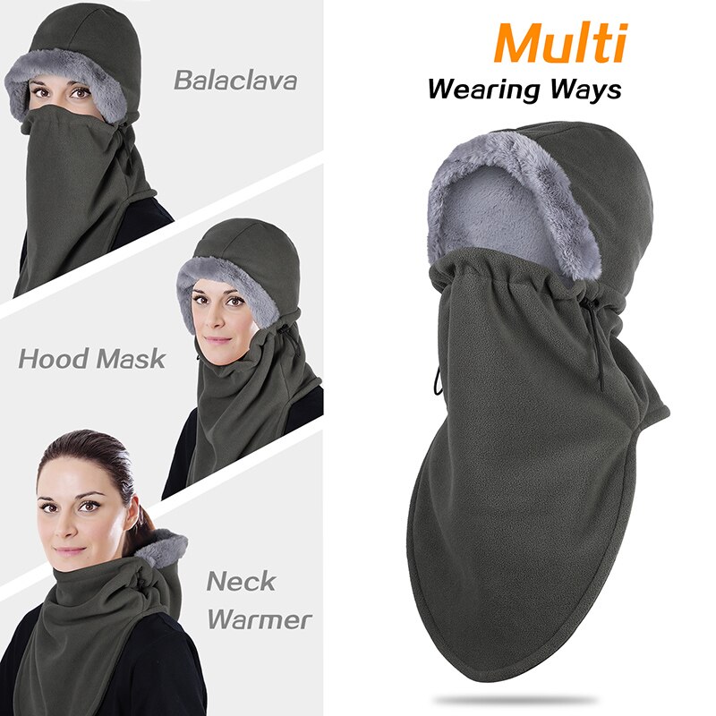 Ouest vélo hiver cyclisme chapeau pour homme vélo thermique polaire cou plus Ski Snowboard moto masque chapeau vélo chapeaux