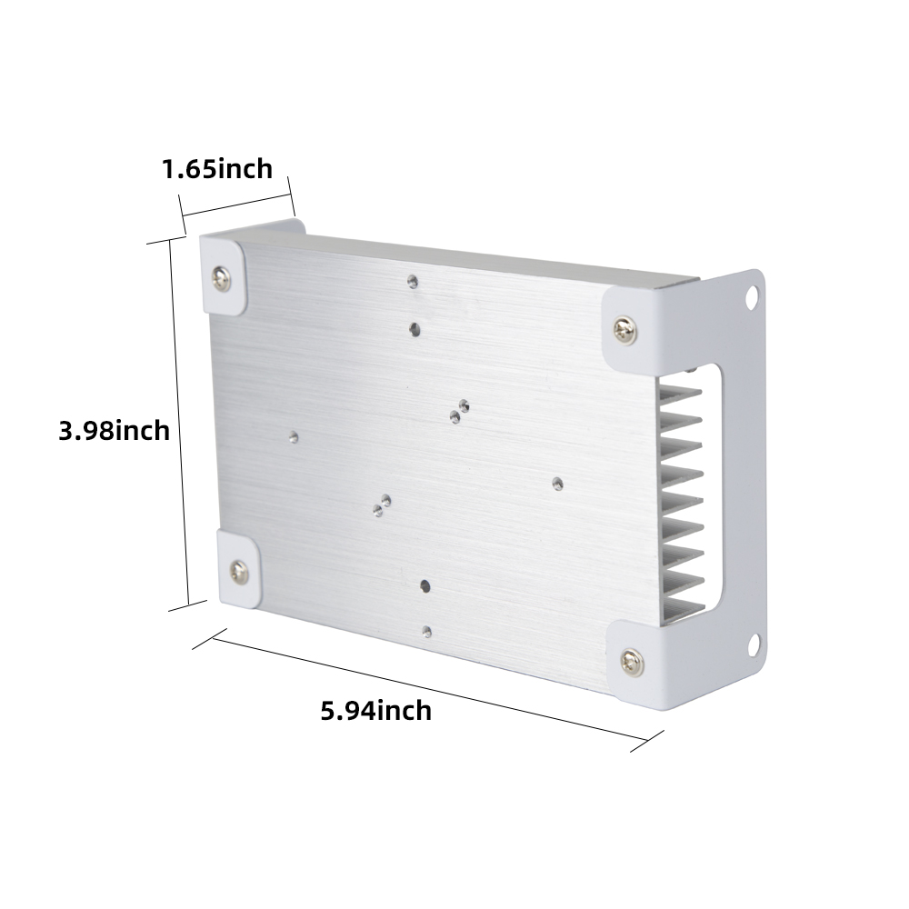 Diy ledet vokse lys ramme aluminium heatsink varme synke radiator anlegg vokse lampe rammeverk til cree cxb 3590 borger ledet sjetonger: til en ledet