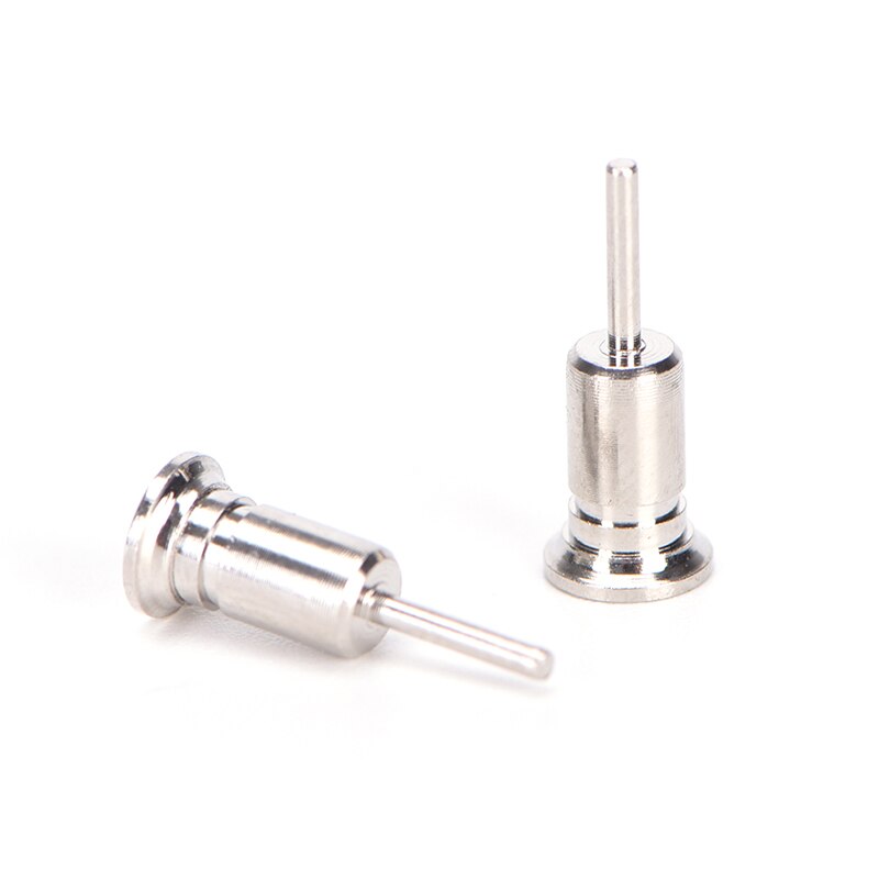2 stuks metalen stofpluggen voor telefoon, smartphone, anti-stofpluggen en 3.5mm oordopjes