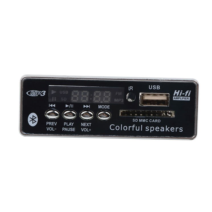 Kebidu carro mp3 decodificador placa módulo usb bluetooth mãos-livres jogador integrado ZTV-M01BT controle remoto usb fm aux rádio