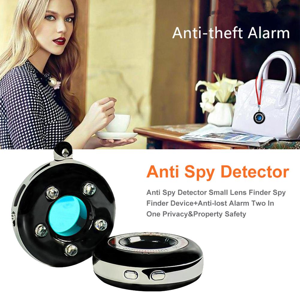 K98 Anti Detector 1MHz-6.5GHz Small Lens Finder Device Anti-lost Alarm RF Wireless Signal Detector Tracker Mini Camera Finder